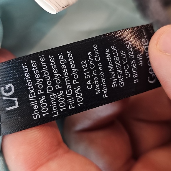 George  Large Gray Puffer Jacket - Picture 7 of 7